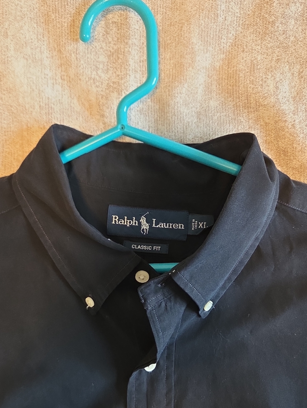 Ralph Lauren Men's Black Button-Down Shirt